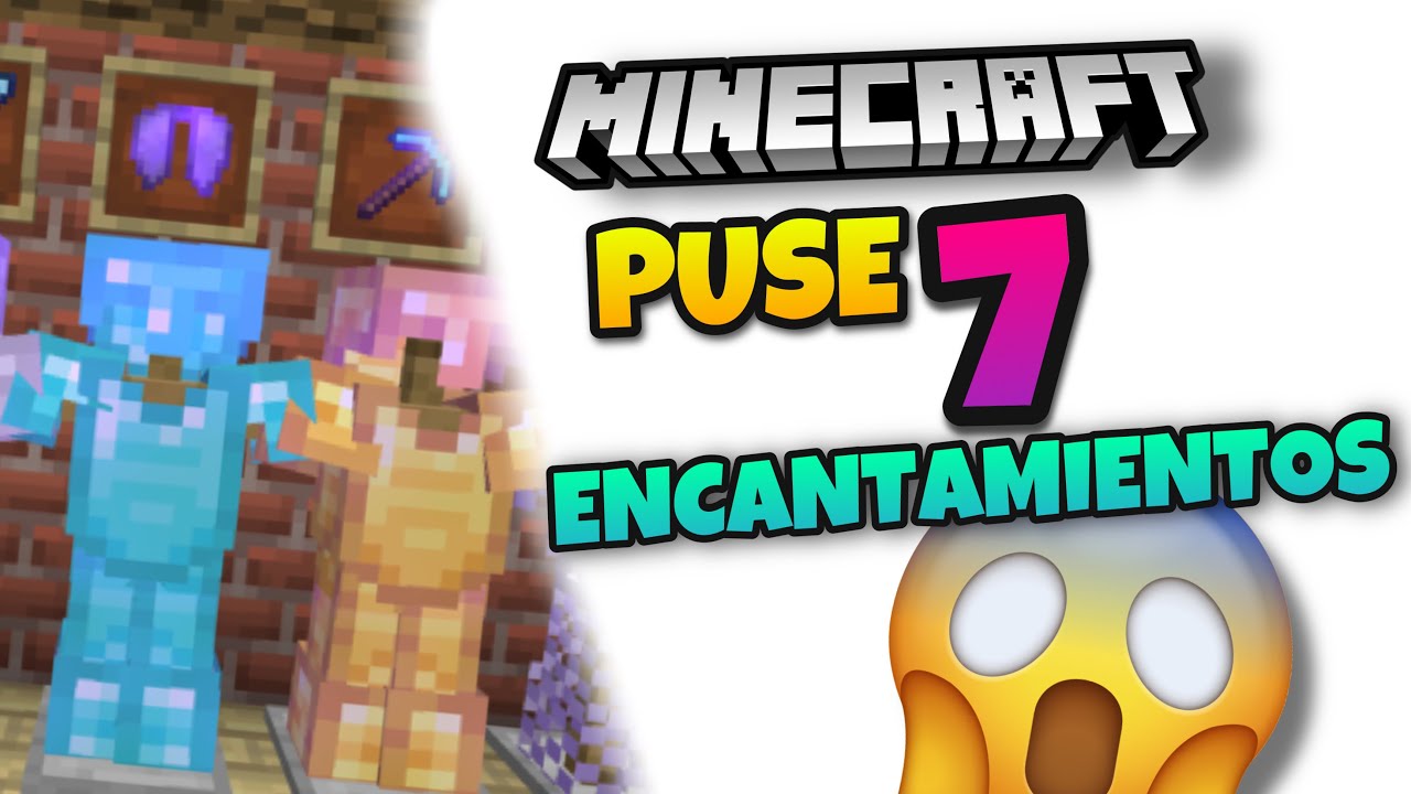 como poner 2 encantamientos en minecraft