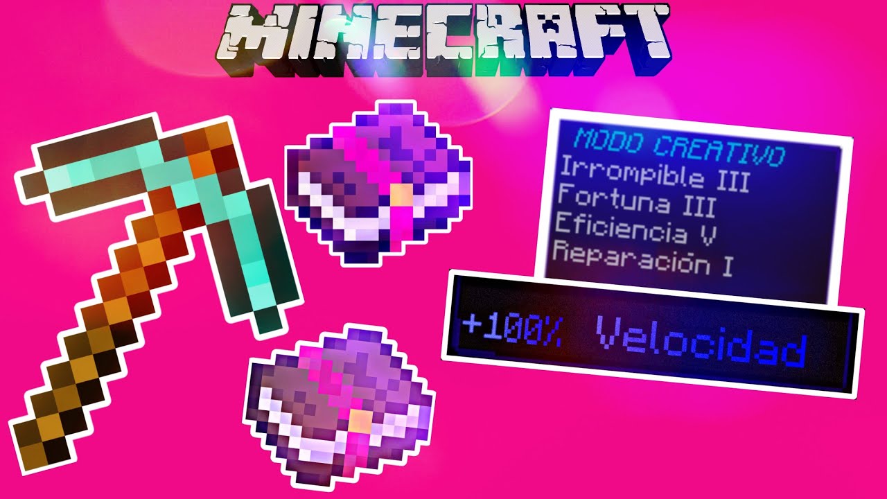 encantamientos de minecraft para pico