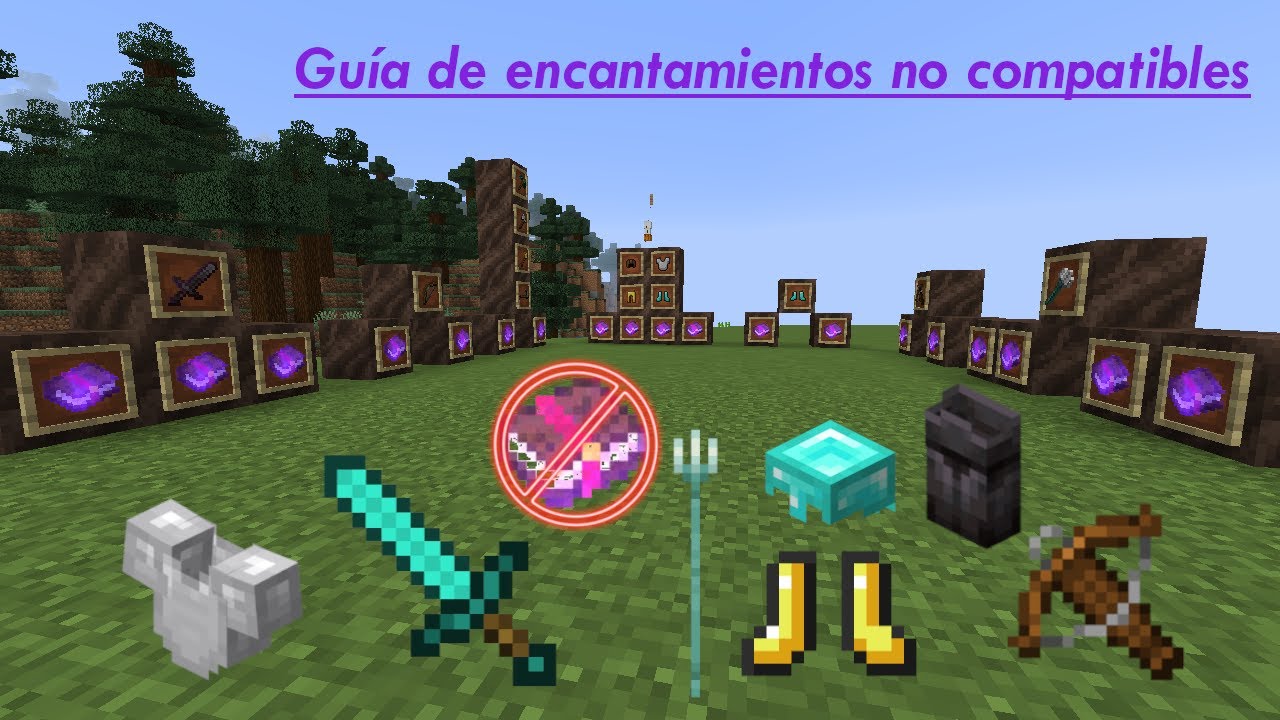 encantamientos incompatibles en minecraft