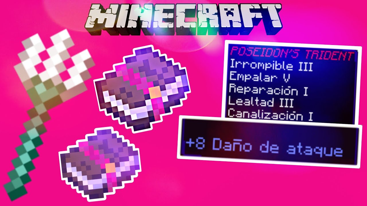 encantamientos minecraft para tridente