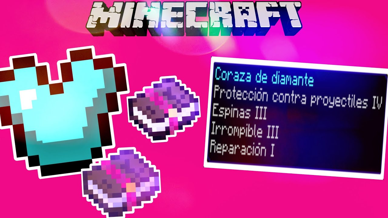 encantamientos para una pechera en minecraft