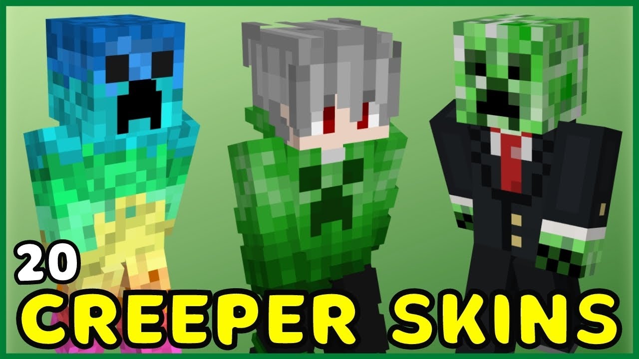 minecraft skins of creeper