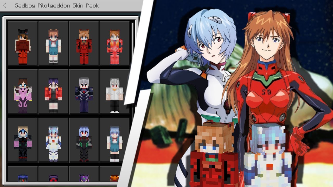 skins minecraft evangelion