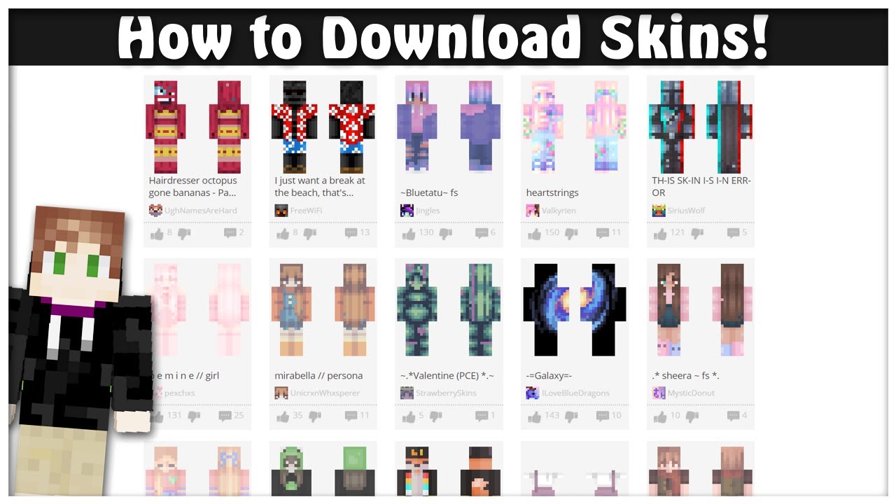 skins minecraft install