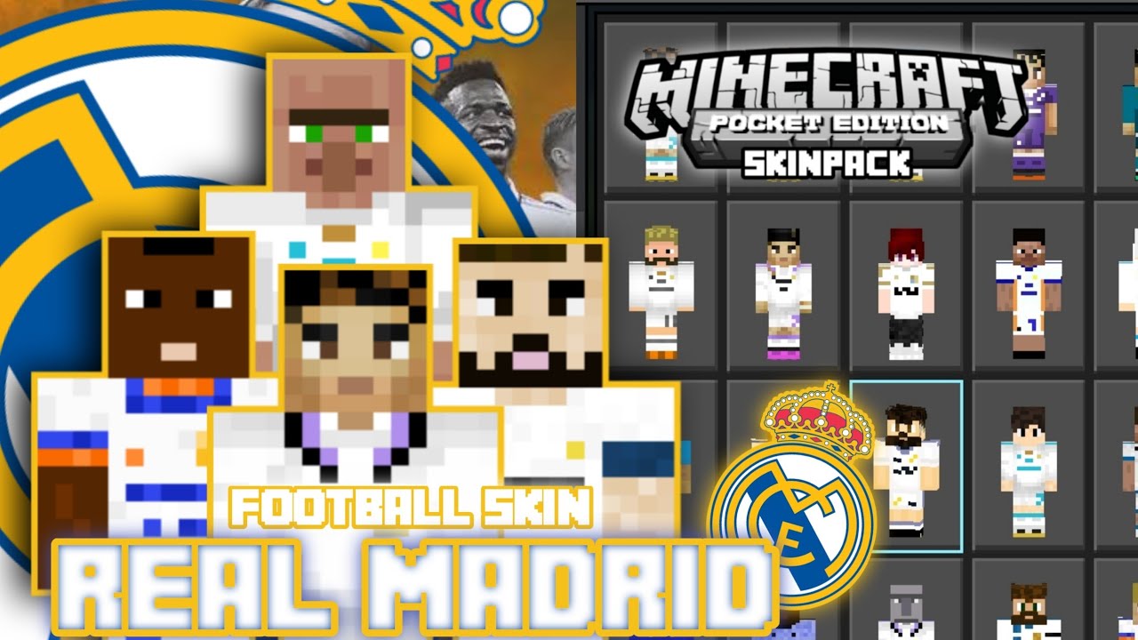 Consigue los Mejores Skins de Real Madrid para Minecraft – ¡Personaliza tu Juego y Apoya a tu Equipo Favorito!